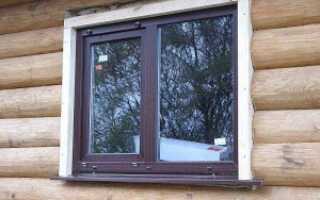 Окосячка окон в деревянном доме