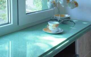 Подоконник-столешница, как сделать самостоятельно и какие материалы выбрать