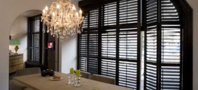 Внутренние и внешние ставни на окна – старомодно, зато красиво!