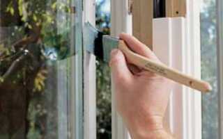 Как правильно покрасить деревянное окно