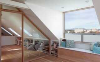 Оформление мансардного окна