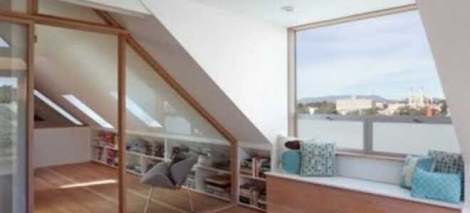 Оформление мансардного окна