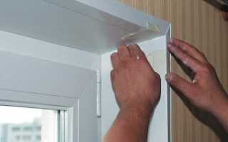 Отделка оконных откосов внутри пластиком