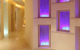 Фальшокно с подсветкой своими руками