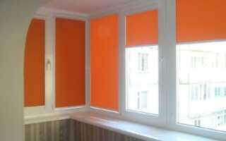 Кассетные рулонные шторы на пластиковые окна