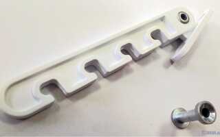 Установка ограничителя на пластиковые окна