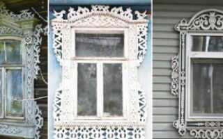 Как сделать наличники на окна в деревянном доме своими руками