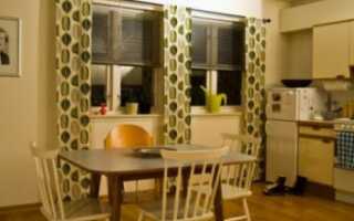 Как красиво оформить окна на кухне