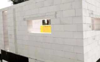 Монтаж окон в стену из газобетона