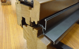 Окна из лиственницы – дождь и влага им только на пользу!