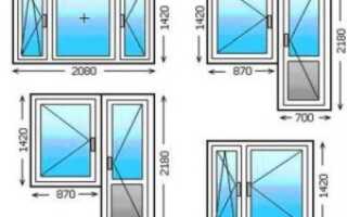 Бывают ли стандартные размеры у пластиковых окон