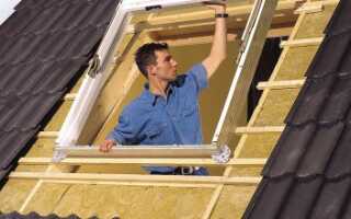 Монтаж мансардного окна