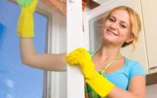 Как помыть пластиковое окно?