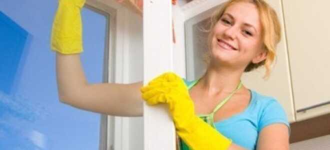 Как помыть пластиковое окно?