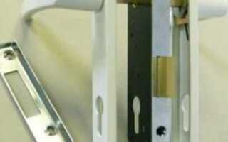 Как выбрать замок для пластиковой двери