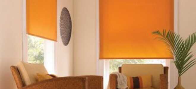 Как сделать рулонные шторы на окна в домашних условиях?