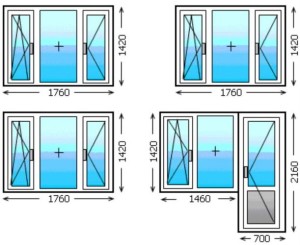 Стандартные размеры оконных проемов