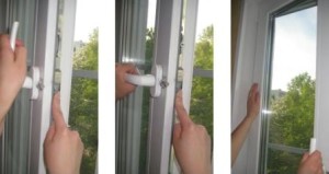 Ручка заблокировалась при открытой створке