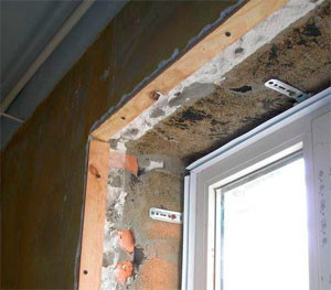 крепим брусок