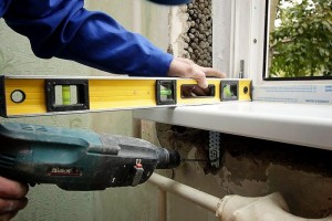 Установка подоконника для пластиковых окон своими руками