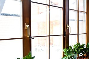 Окна из дуба со стеклопакетом