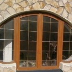 Арочные деревянные окна - дизайн