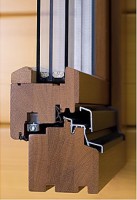 Образец деревянного окна из евробруса