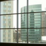 ПВХ-окно с типовым фальшпереплетом