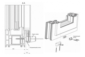 Монтаж замка "от детей"