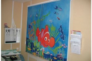 Фотожалюзи с рисунком на аквариумную тему