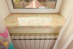 Подоконник ПВХ от компании «Витраж»