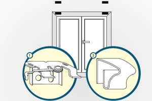 Монтаж деревянных жалюзи двумя способами