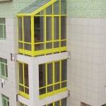 Остекление алюминиевым профилем