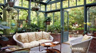 Зимний сад в коттедже