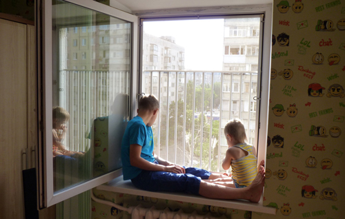 Решетки на пластиковые окна-кидстоп