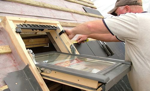 Мансардные окна установка своими руками