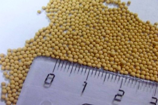 Размеры гранул молекулярного сита