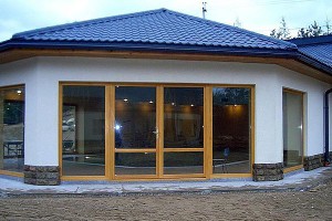 Павильонное остекление евробрусом