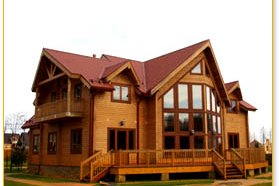 Профиль LG Chem в остеклении коттеджа