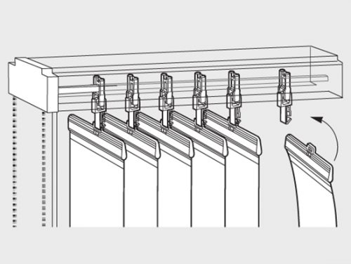 Как снять вертикальные жалюзи с окна, чтобы помыть