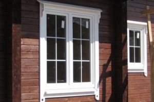 Полиуретановые окна гармонируют с любой отделкой здания. 