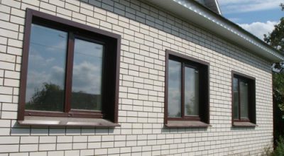  жидкие гвозди. Отделка пластиковых окон снаружи