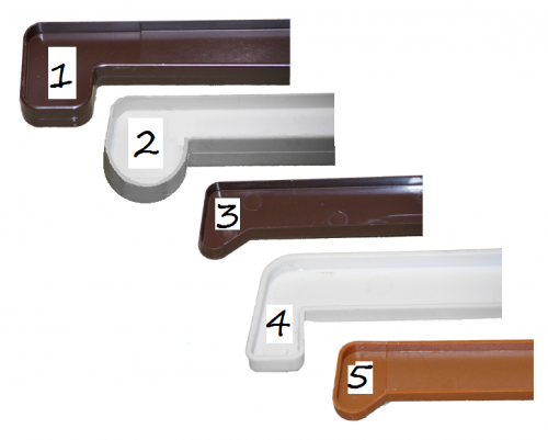 Варианты пластиковых заглушек