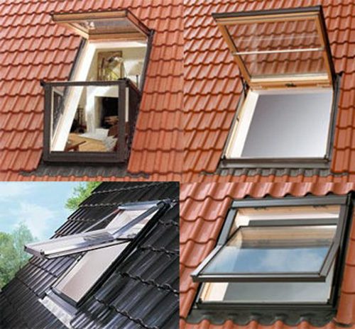 Глухие мансардные окна