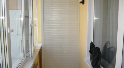 Рольставни на балконный шкаф