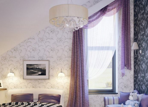 Шторы на треугольные окна