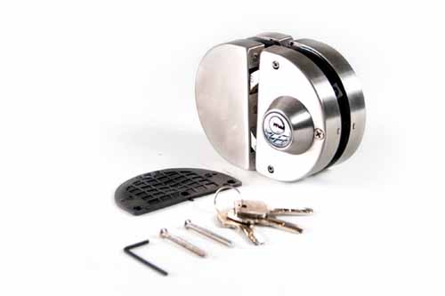 Замок для стеклянной двери